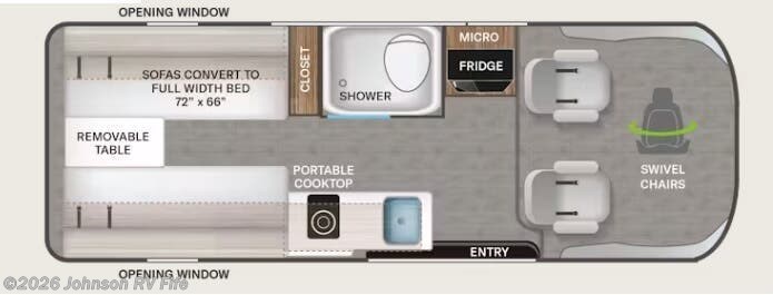 2026 Thor Motor Coach TELLARO 20U Floorplan