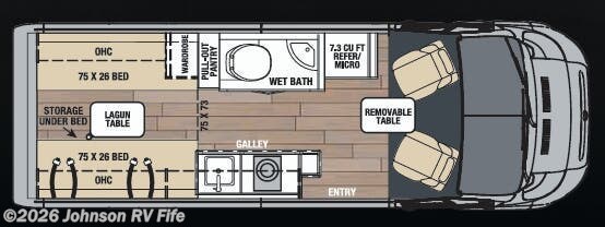 2024 COACHMEN NOVA 20D LI Floorplan