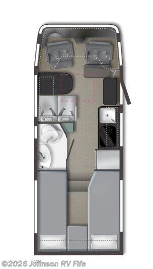 2023 WINNEBAGO EKKO 22A Floorplan