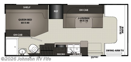 2023 COACHMEN Cross Trail XL 22XG Floorplan