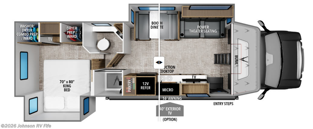 2027 GRAND DESIGN Lineage Series E 30DC Floorplan