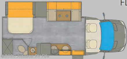 2019 RENEGADE Vienna 25FWS Floorplan