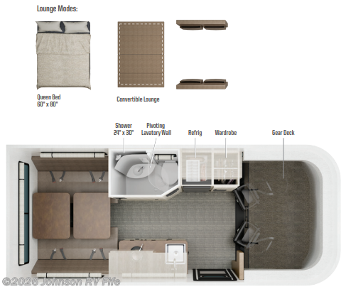 2027 WINNEBAGO Elora 19DC Floorplan