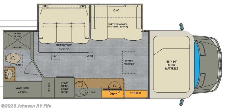 2022 RENEGADE Villagio 25RMC Floorplan