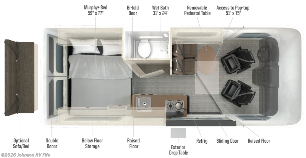 2027 WINNEBAGO Solis 59PX Floorplan