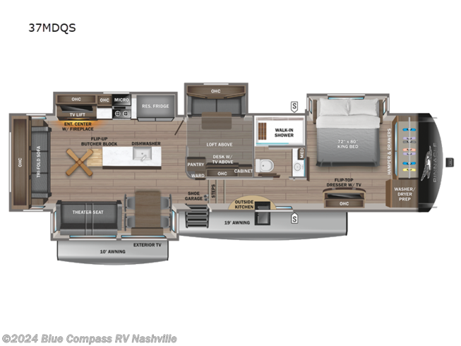 2024 Jayco Pinnacle 37MDQS - New Fifth Wheel For Sale by Blue Compass RV Nashville in Lebanon, Tennessee