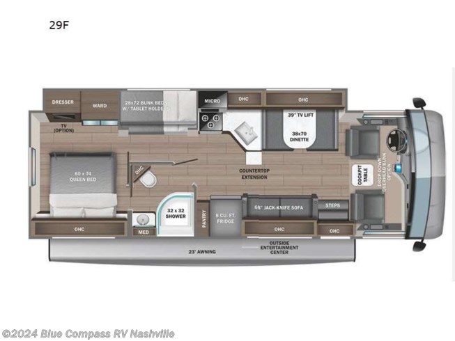 2023 Jayco Alante 29F - New Class A For Sale by Blue Compass RV Nashville in Lebanon, Tennessee