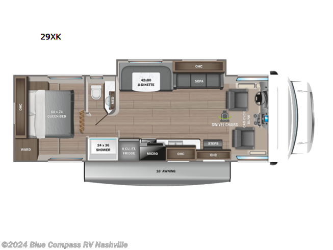 2023 Jayco Redhawk 29XK - New Class C For Sale by Blue Compass RV Nashville in Lebanon, Tennessee