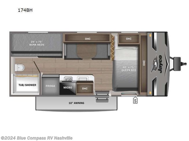 2024 Jayco Jay Flight SLX 174BH - New Travel Trailer For Sale by Blue Compass RV Nashville in Lebanon, Tennessee