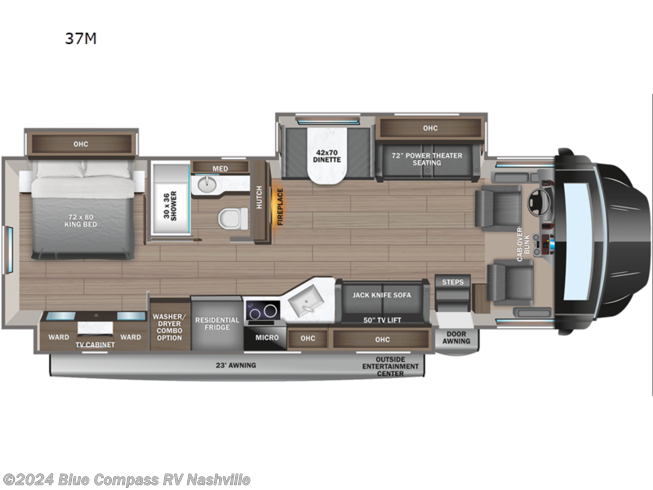 2024 Jayco Seneca 37M - New Class C For Sale by Blue Compass RV Nashville in Lebanon, Tennessee