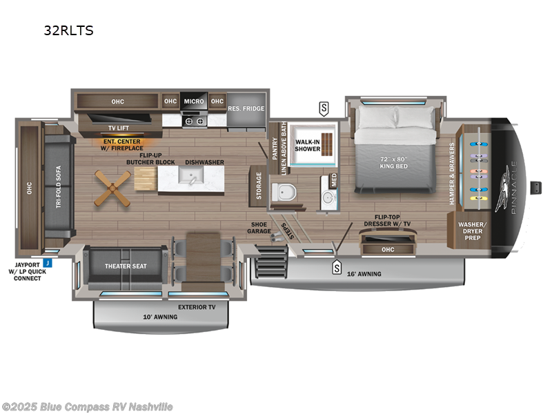 2025 Jayco Pinnacle 32RLTS RV for Sale in Lebanon, TN 37090 T90322