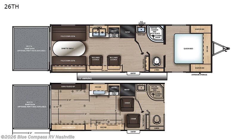 2020 Coachmen Catalina Trail Blazer 26TH - Used Toy Hauler For Sale by Blue Compass RV Nashville in Lebanon, Tennessee