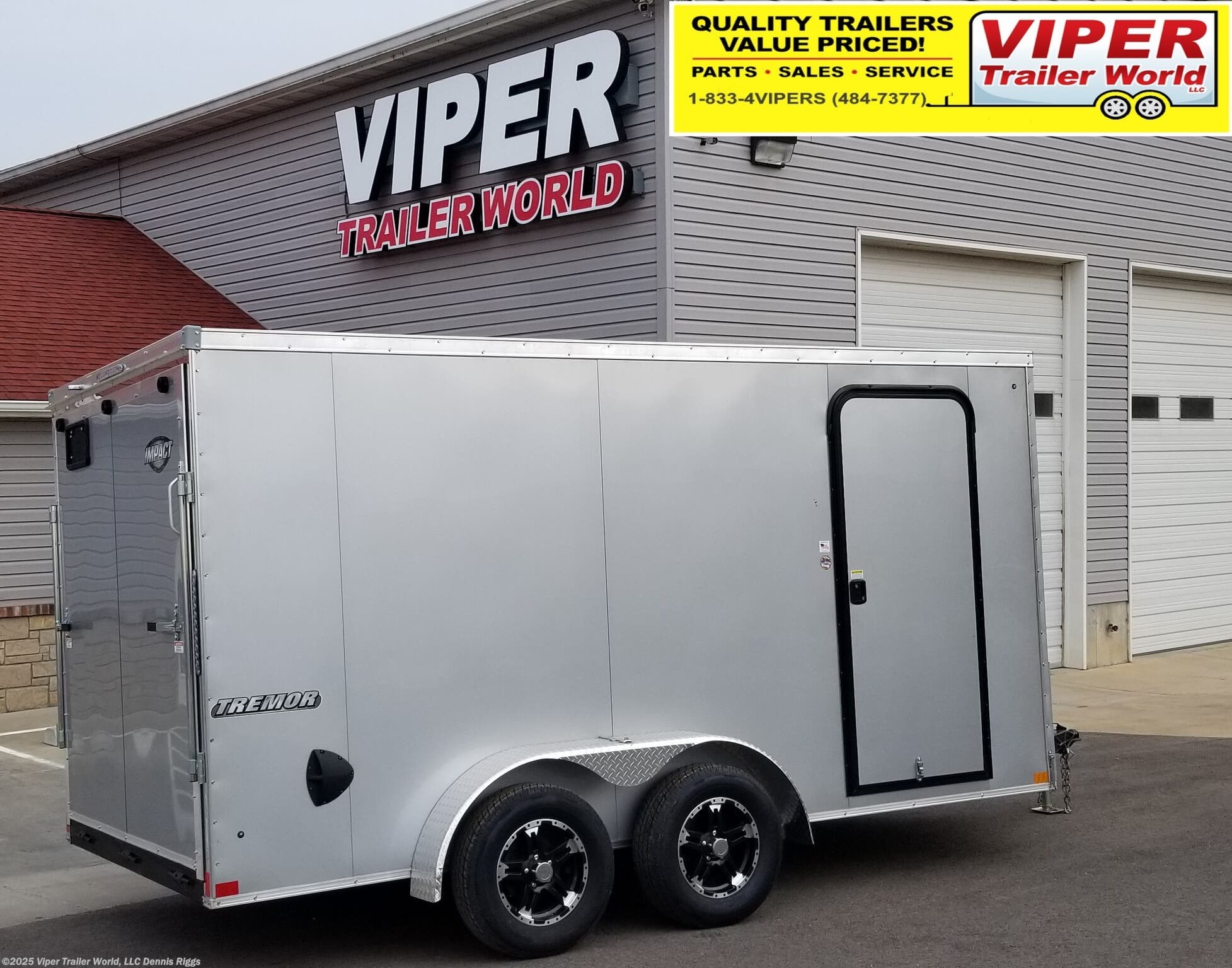 7x12 Ta 66 Slv 02705 2020 Impact Trailers Shockwave 7 X 12