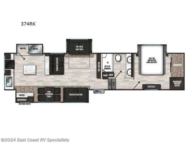 2022 Coachmen Brookstone 374RK - New Fifth Wheel For Sale by East Coast RV Specialists in Bedford, Pennsylvania