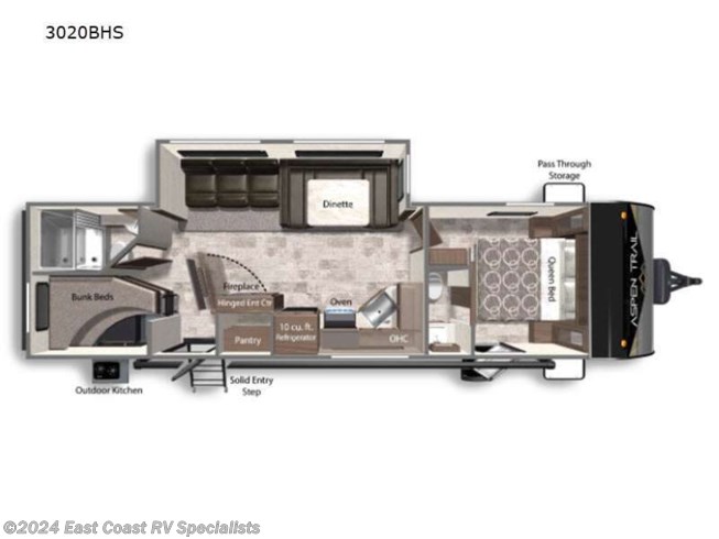 2022 Dutchmen Aspen Trail 3020BHS - New Travel Trailer For Sale by East Coast RV Specialists in Bedford, Pennsylvania