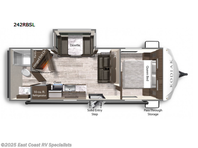 2023 Dutchmen Kodiak Ultra-Lite 242RBSL - New Travel Trailer For Sale by East Coast RV Specialists in Bedford, Pennsylvania