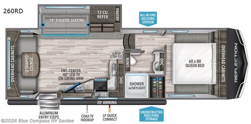 2020 Grand Design Reflection 150 Series 260RD RV for Sale in Santee, CA ...