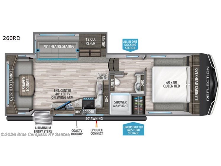 2020 Grand Design Reflection 150 Series 260RD RV for Sale in Santee, CA ...