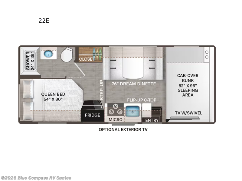 2024 Thor Motor Coach Four Winds 22E - Used Class C For Sale by Blue Compass RV Santee in Santee, California