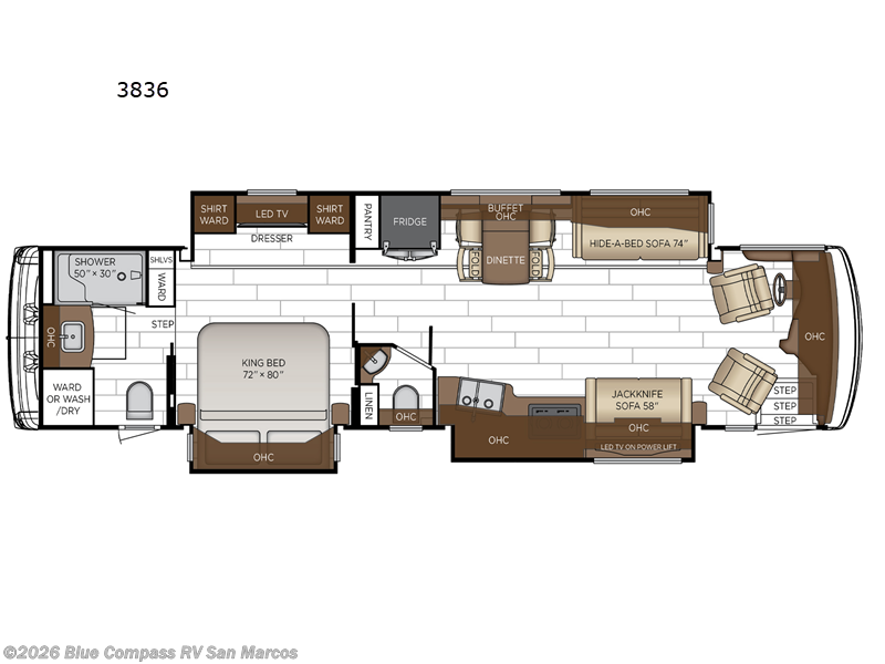 2025 Newmar Dutch Star 3836 - New Class A For Sale by Blue Compass RV San Marcos in San Marcos, California features Slideout