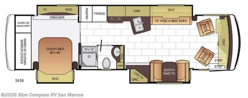 2016 Newmar Ventana 3436 - Used Class A For Sale by Blue Compass RV San Marcos in San Marcos, California features Slideout