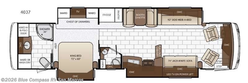 2017 Newmar Ventana 4037 - Used Class A For Sale by Blue Compass RV San Marcos in San Marcos, California features Slideout