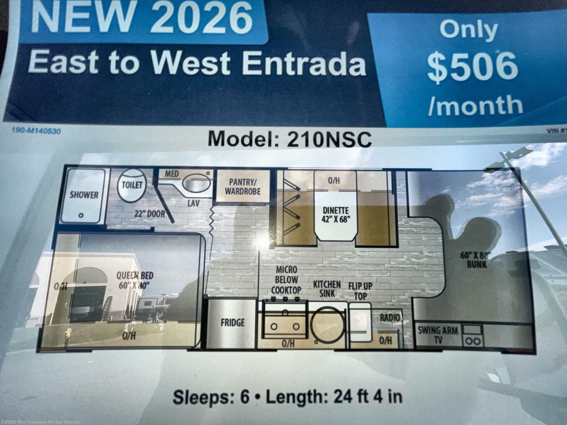 2026 Entrada 210NS by East to West from Blue Compass RV San Marcos in San Marcos, California