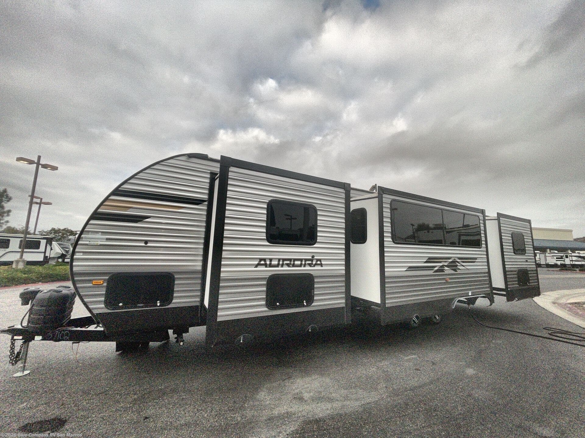 New 2026 Forest River Aurora 34BHTS (2 Queen Beds) available in San Marcos, California