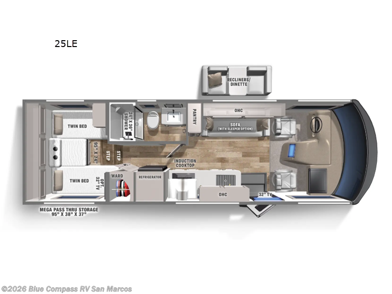 2026 Coachmen Euro 25LE - New Class A For Sale by Blue Compass RV San Marcos in San Marcos, California