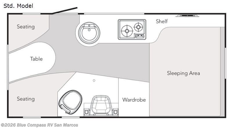 2020 NuCamp TAB 400 Std. Model - Used Travel Trailer For Sale by Blue Compass RV San Marcos in San Marcos, California