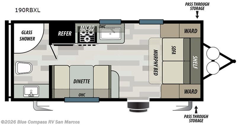 2019 Forest River Salem Cruise Lite 190RBX - Used Travel Trailer For Sale by Blue Compass RV San Marcos in San Marcos, California