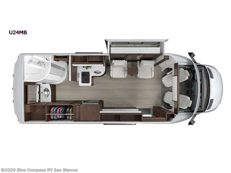 2016 Leisure Travel Unity 24MB - Used Class B For Sale by Blue Compass RV San Marcos in San Marcos, California features Slideout