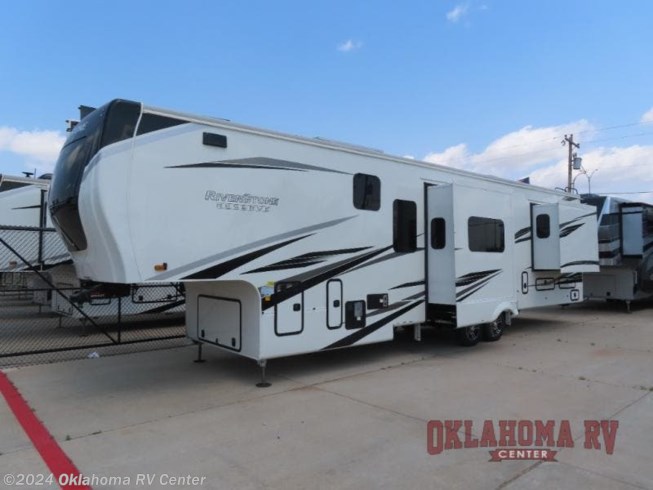 2022 Riverstone Reserve Series 3950FWK by Forest River from Oklahoma RV Center in Moore, Oklahoma