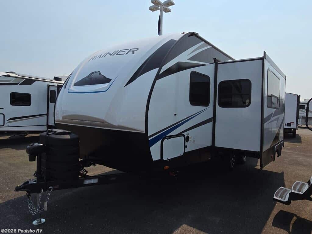 2025 Forest River Rainier Rainier - New Travel Trailer For Sale by Poulsbo RV in Mount Vernon, Washington features Awning