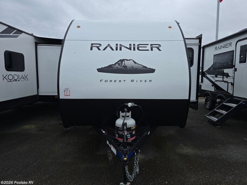 2026 Forest River Rainier 18DB - New Travel Trailer For Sale by Poulsbo RV in Mount Vernon, Washington features Awning
