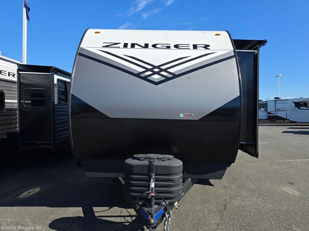 2026 CrossRoads Zinger ZR390DB - New Travel Trailer For Sale by Poulsbo RV in Mount Vernon, Washington features Awning