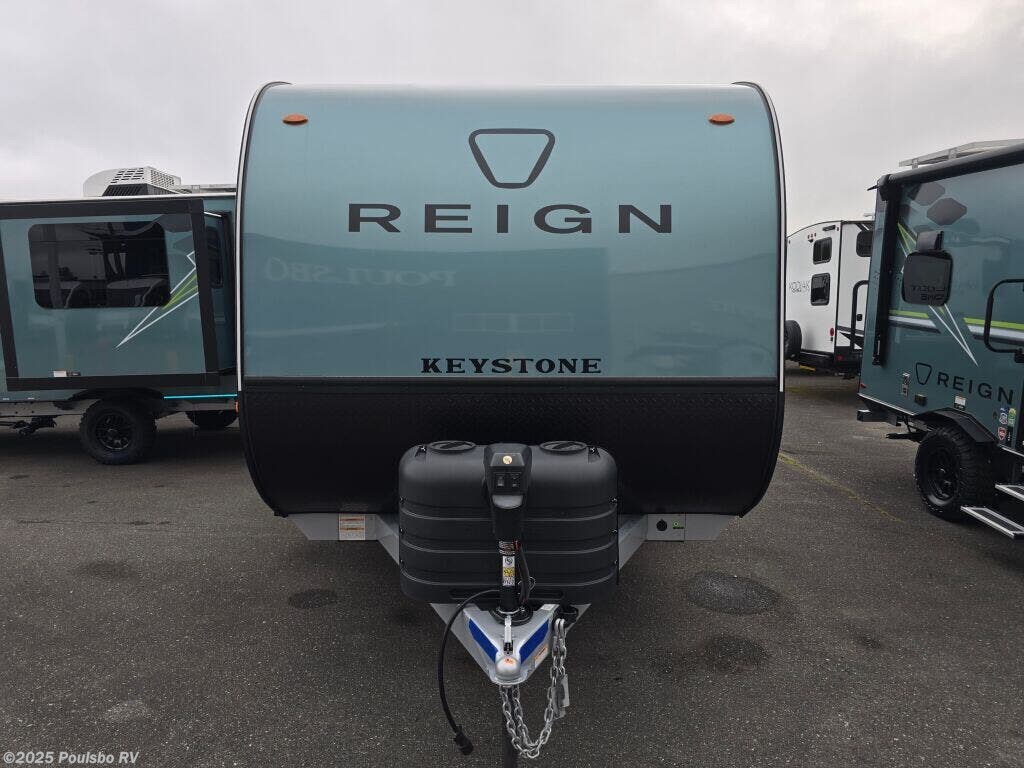 2026 Keystone Reign 13RK - New Travel Trailer For Sale by Poulsbo RV in Mount Vernon, Washington features Awning