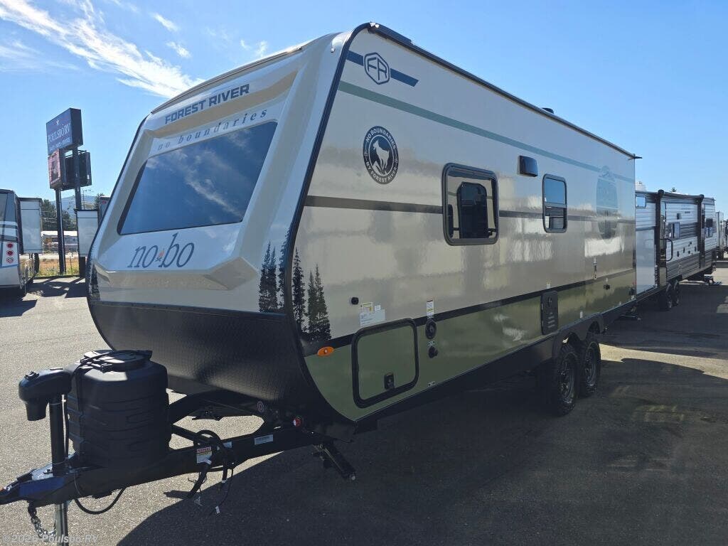 2026 Forest River No Boundaries NB19.3 - New Travel Trailer For Sale by Poulsbo RV in Mount Vernon, Washington features Awning