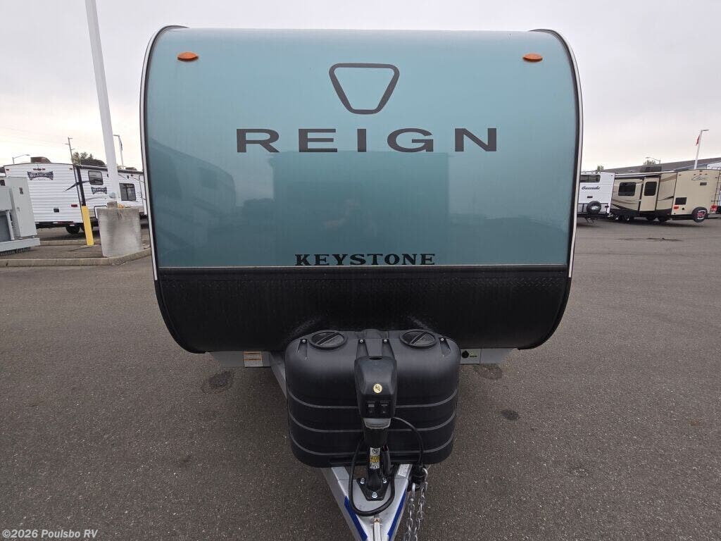 2026 Keystone Reign 13RK - New Travel Trailer For Sale by Poulsbo RV in Mount Vernon, Washington features Awning