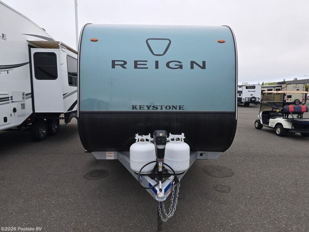 2026 Keystone Reign 13RK - New Travel Trailer For Sale by Poulsbo RV in Mount Vernon, Washington features Awning