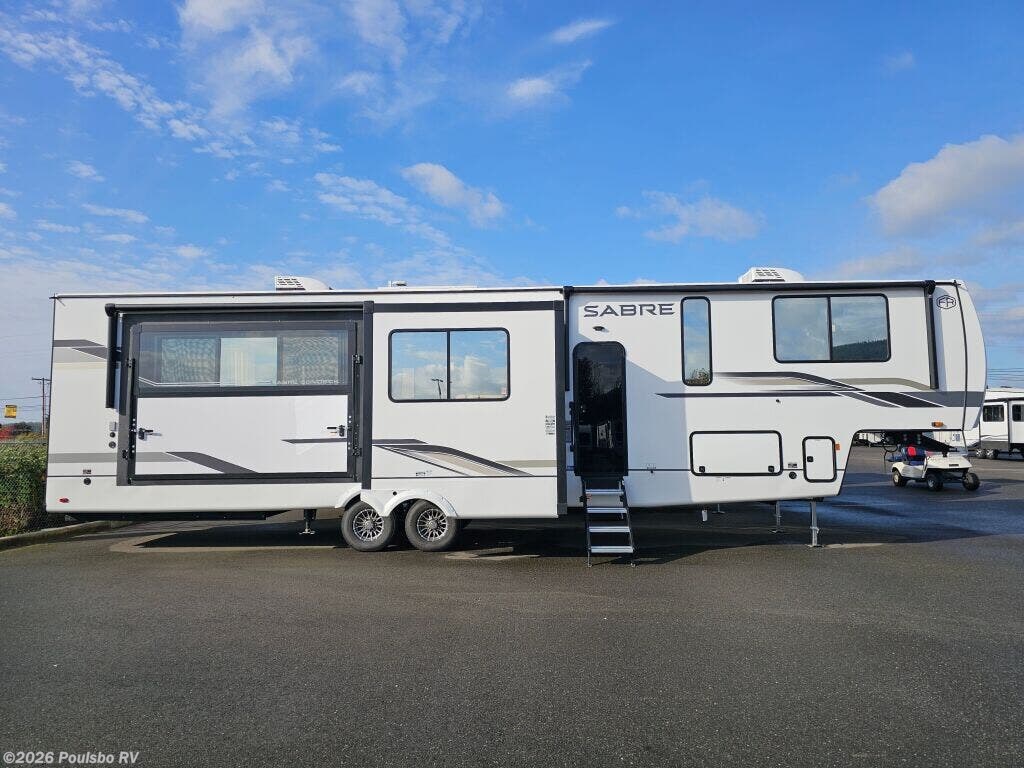2026 Forest River Sabre Sabre - New Fifth Wheel For Sale by Poulsbo RV in Mount Vernon, Washington features Awning