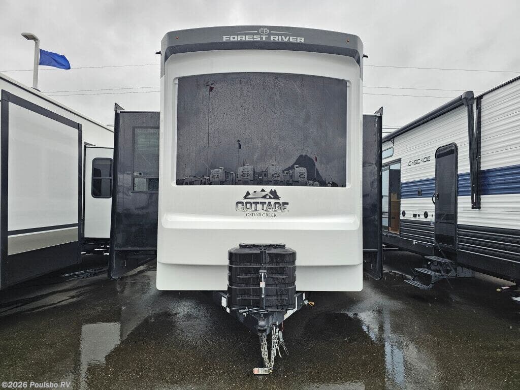 2026 Forest River Cedar Creek Cottage Cedar Creek Cottage - New Destination Trailer For Sale by Poulsbo RV in Mount Vernon, Washington features Awning