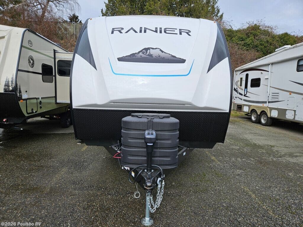 2025 Forest River Rainier Rainier - New Travel Trailer For Sale by Poulsbo RV in Mount Vernon, Washington features Awning