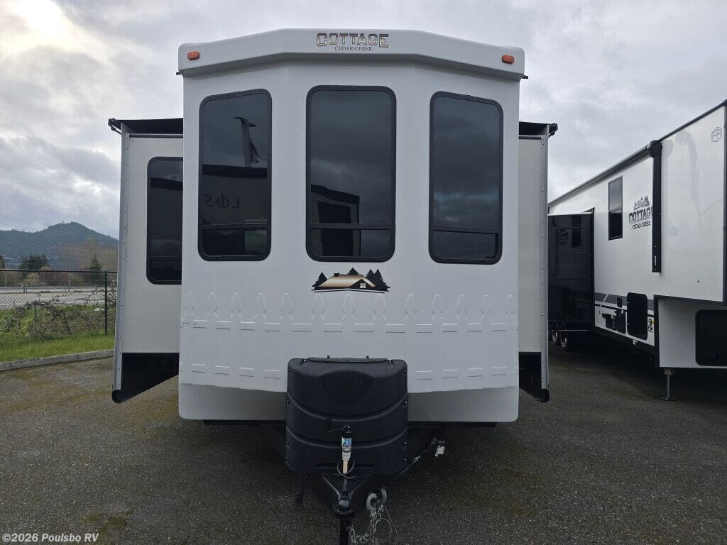 2023 Forest River Cedar Creek Cottage Cedar Creek Cottage - Used Destination Trailer For Sale by Poulsbo RV in Mount Vernon, Washington features Awning