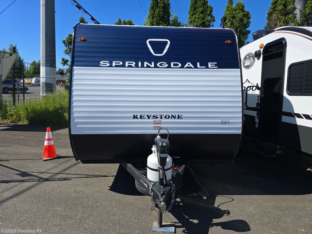2026 Keystone Springdale Mini Springdale Mini - New Travel Trailer For Sale by Poulsbo RV in Mount Vernon, Washington features Awning