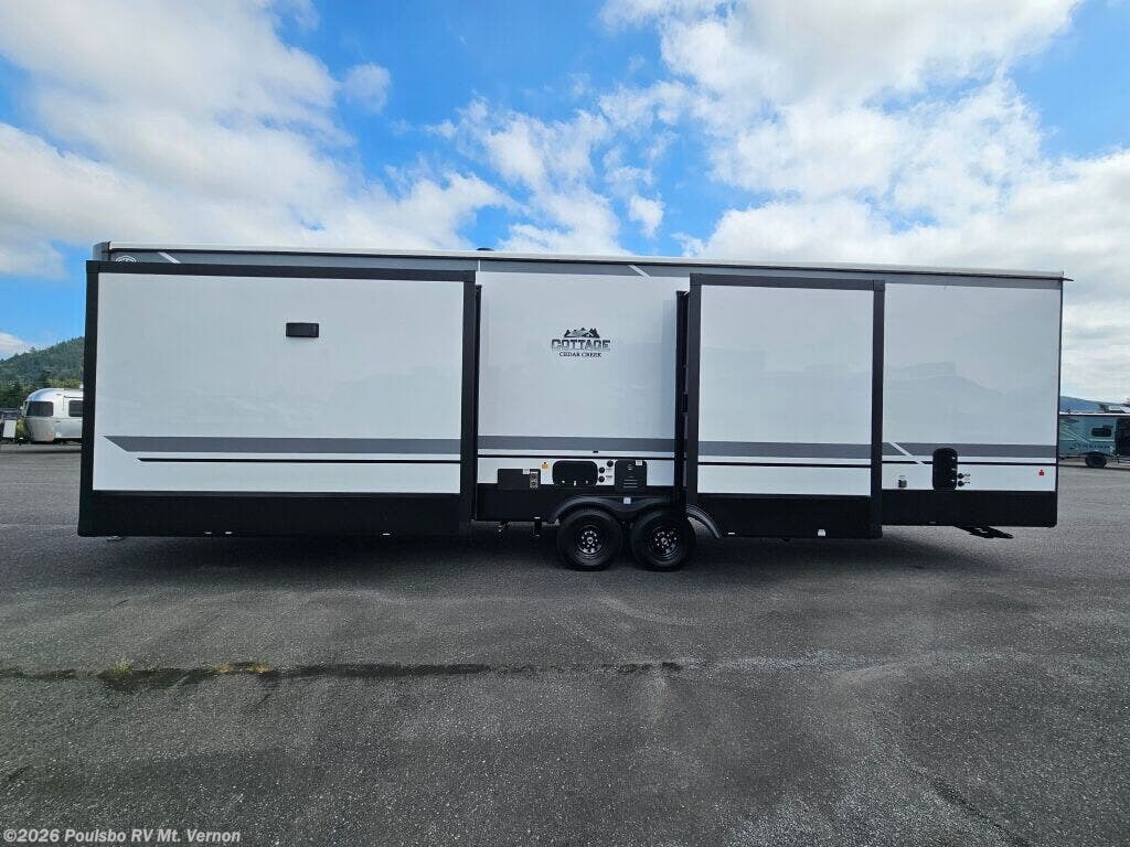 2027 Forest River Cedar Creek Cottage Cedar Creek Cottage - New Destination Trailer For Sale by Poulsbo RV Mt. Vernon in Mount Vernon, Washington features Awning
