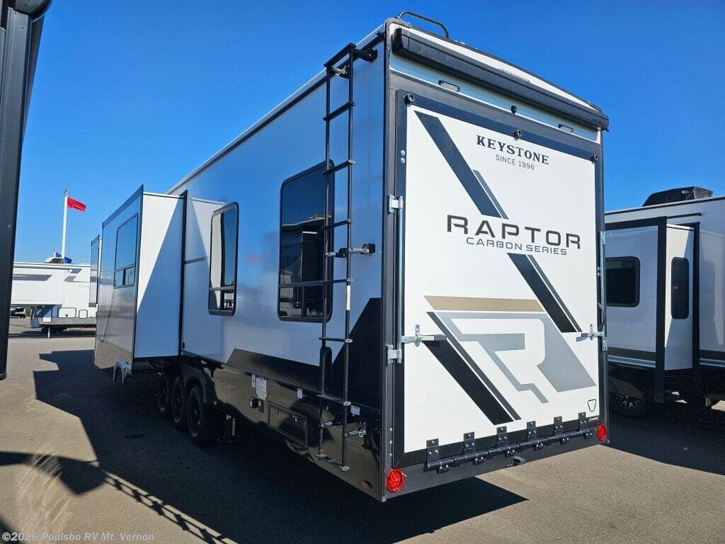 2027 Keystone Carbon Carbon - New Fifth Wheel For Sale by Poulsbo RV Mt. Vernon in Mount Vernon, Washington features Awning
