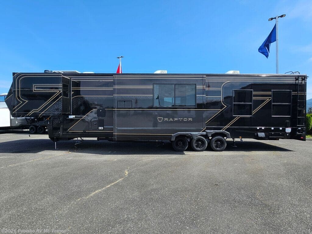 2027 Keystone Raptor Raptor - New Fifth Wheel For Sale by Poulsbo RV Mt. Vernon in Mount Vernon, Washington features Awning