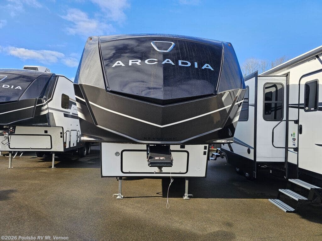 2026 Keystone Arcadia Select Arcadia Select - New Fifth Wheel For Sale by Poulsbo RV Mt. Vernon in Mount Vernon, Washington features Awning