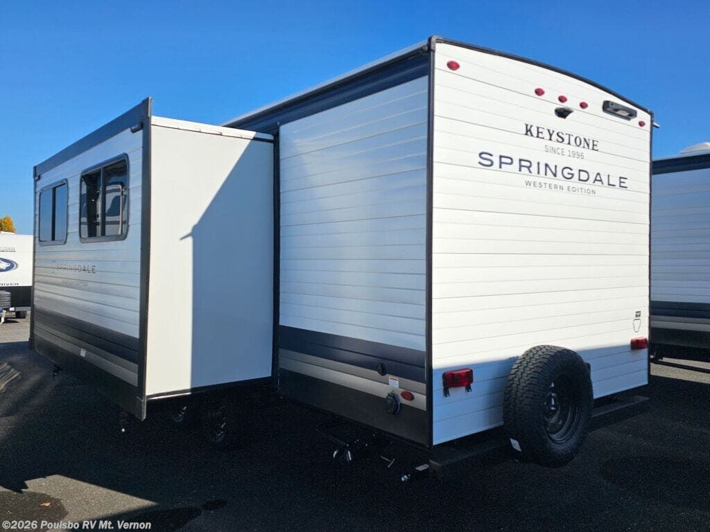 2027 Keystone Springdale Springdale - New Travel Trailer For Sale by Poulsbo RV Mt. Vernon in Mount Vernon, Washington features Awning